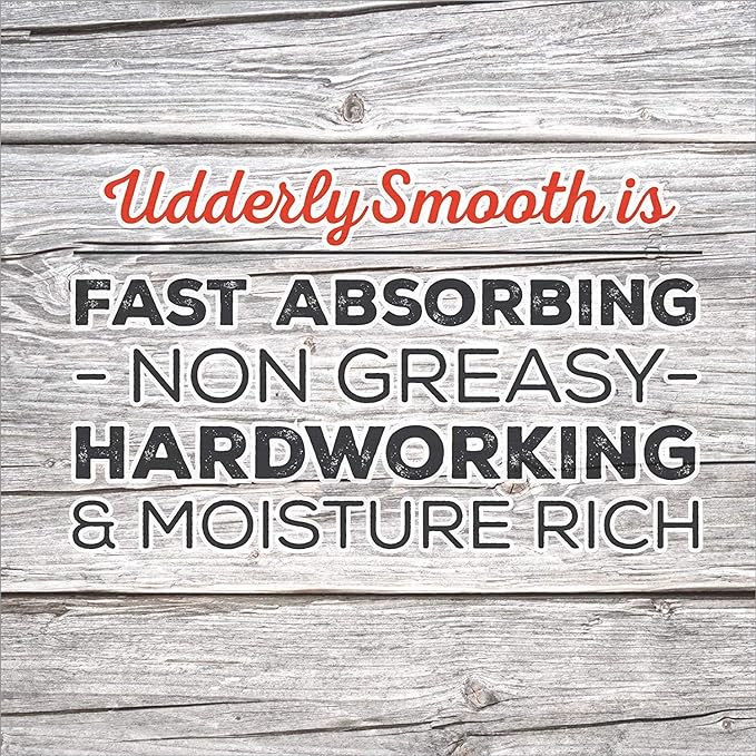UDDERLY SMOOTH Foot Cream with Shea Butter, Lightly Scented, 8 Ounce Jar