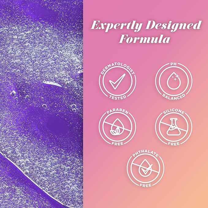 Caress Body Wash Black Orchid & Patchouli Oil To Relax and Recharge Relaxing, Fragrant Body Soap 20 fl oz, Pack of 4