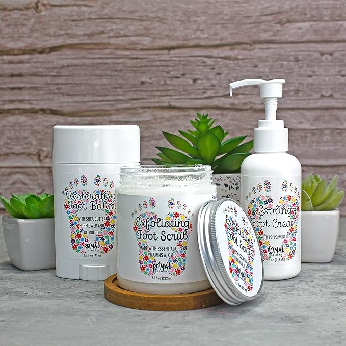 Primal Elements Foot Care Bundle, 3 Piece set