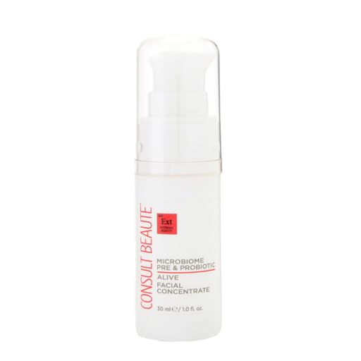 Consult Beaute Microbiome Face Serum Concentrate Pre & Probiotic Moisturizes and Balances Facial Skin Barrier 1 Fl Oz
