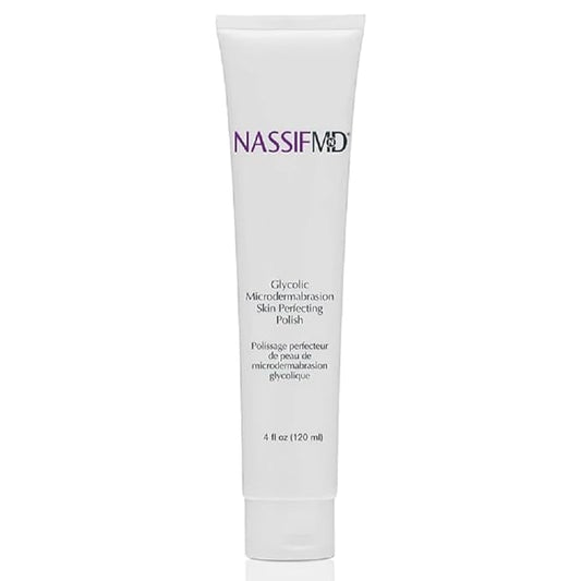 Glycolic Microdermabrasion Skin Perfecting Polish, 10% Glycolic Acid Peel, Smooths Skin Texture and Brightens Skin Tone, 4oz