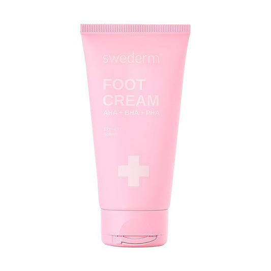 swederm Foot Cream Callus Remover - Cracked Heel Treatment - Exfoliating & Moisturizing for Dry Feet - Intensive Softening with Vitamin E – 2.54 fl oz