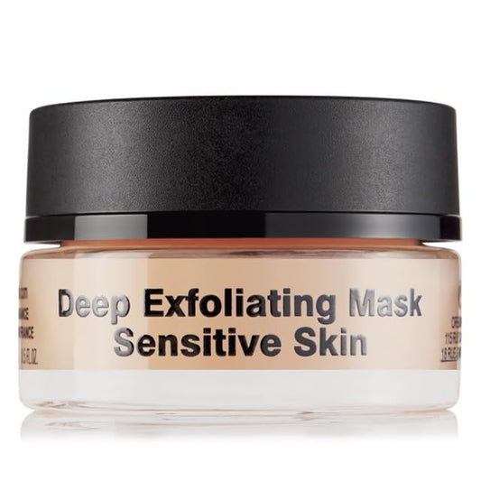 Deep Exfoliating Mask (0.5 fl oz) | Mini Travel Size | Formulated For Sensitive Skin | With Azelaic Acid & Lactic Acid | Hydrate, Exfoliate & Rejuvenate | Minimize Appearance of Facial Lines