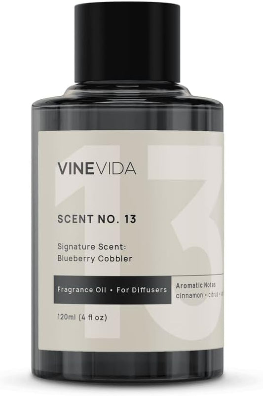 VINEVIDA [4 Fl Oz] Blueberry Cobbler Fragrance Oil for Cold Air Diffusers, Essential Oils for Diffuser Oil Refill & Air Freshener Room Spray