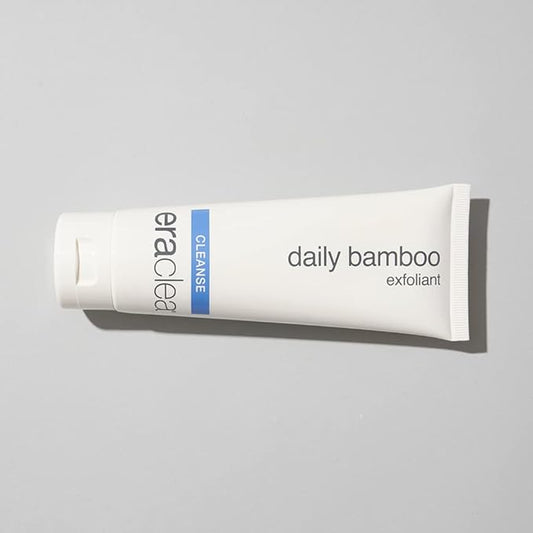 eraclea Daily Bamboo Exfoliant, Gentle Exfoliating Face Wash with Lactic Acid and Hyaluronic Acid. Removes Oil and Impurities to Reveal Even Skin Tone and Texture, For All Skin Types (4 fl oz)
