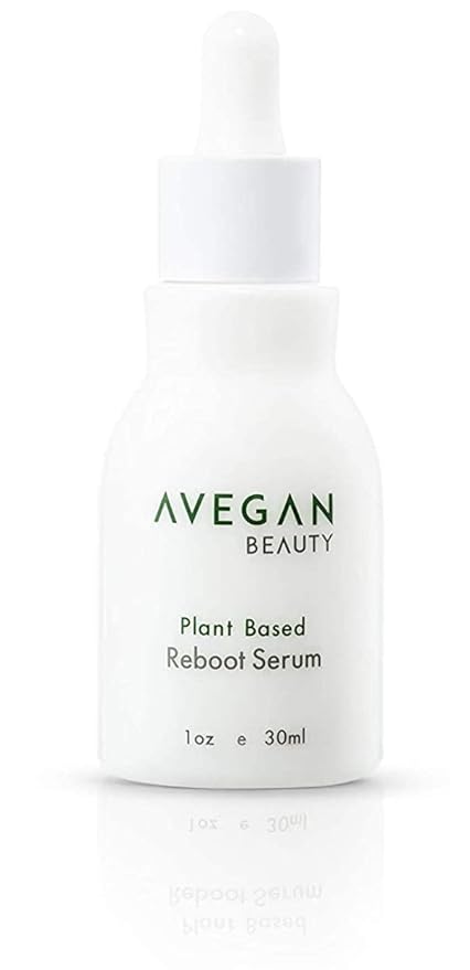 Ecco Bella Avegan Wellness Beauty Plant-Based Facial Serum for Glowing Skin – Face Gentle Exfoliating Blemish Spot Treatment with Alpha & Beta Hydroxy Acid