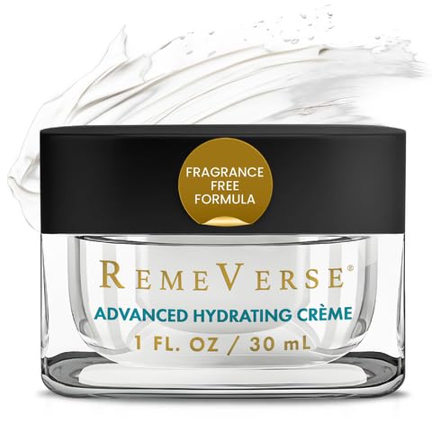 RemeVerse Advanced Hydrating Crème - Face Moisturizer with Hyaluronic Acid, Peptides & Vitamins - Ultra Hydration for All Skin Types - Long-Lasting Moisture & Nourishing Facial Cream for Women & Men