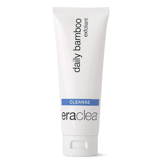 eraclea Daily Bamboo Exfoliant, Gentle Exfoliating Face Wash with Lactic Acid and Hyaluronic Acid. Removes Oil and Impurities to Reveal Even Skin Tone and Texture, For All Skin Types (4 fl oz)