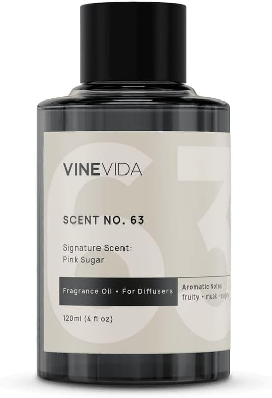 VINEVIDA [4 Fl Oz] Pink Sugar Fragrance Oil for Cold Air Diffusers, Essential Oils for Diffuser Oil Refill & Air Freshener Room Spray