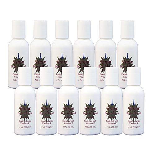 Rinju Body & Hand Lotion - Pack of 12 Non-Greasy Lotions for Women & Men - 2 oz. Lotion for Extremely Dry Skin - Vitamin E Moisturizer Soothes & Softens Skin