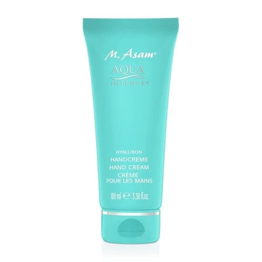 M. Asam Aqua Intense Hand Cream – Hand Moisturizer with Hyaluronic Acid & Replenishing Properties, helps heal cracked skin & prevent further damage, for all skin types, 3.38 Fl Oz
