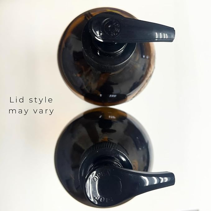 River Birch Berries & Rose Scented Natural Hand Soap - Handmade Soap - Moisturizing Hand Wash with Amber Dispenser - Luxury Scented Hydrating Hand Soap - Vegan and Non Toxic - 16 Fl Oz