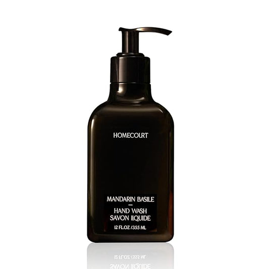 Homecourt Hand Wash, Gently Cleanses & Hydrates, Removes Dirt & Debris Without Irritating Skin, Clean Formula, Mandarin Basile, 12 fl oz, 2.0