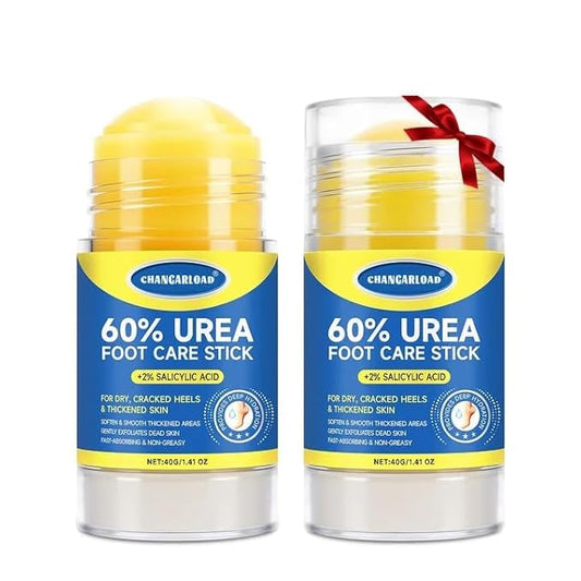 60% Urea + 2% Salicylic Acid Foot Cream–Ultra-Moisturizing Formula, Exfoliates Dead Skin, Softens Dry, Cracked Skin on Feet, Knees, Hands, Elbows. Helps soften callused, rough, or tender areas 2.82oz