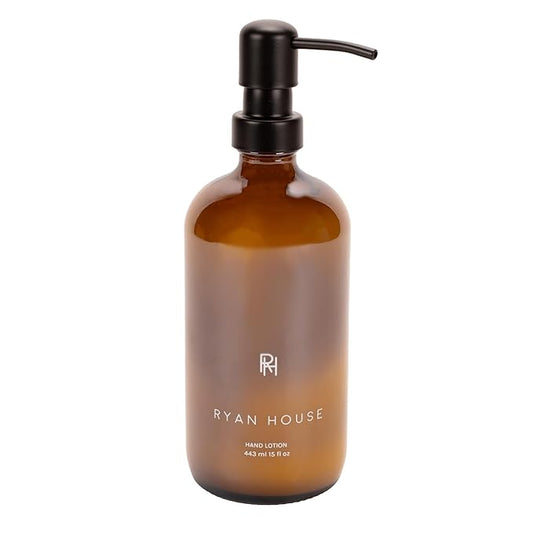 Orchid Sea Salt 12.5 ounce Nourishing and Refreshing Hand Lotion In Recycled Glass Bottle with Pump For Home or Office