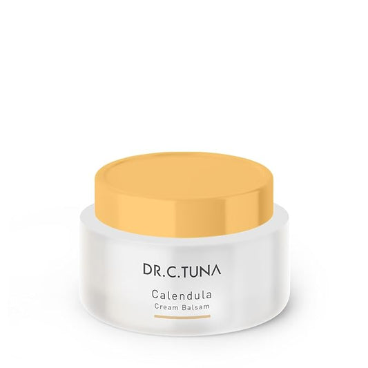 FARMASi Dr C Tuna Calendula Cream Balsam for Skin, Body Pure Natural Skincare Repair and Moisturizer Healing Effects for Dry Skin, Plant Rich Protection with Calendula, Chamomile 2.7 Fl
