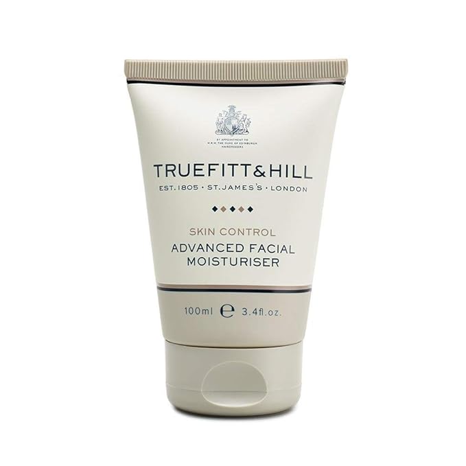 Truefitt & Hill Skin Control - Advanced Facial Moisturizer - Moisturizing and Soothing Application, Vitamin E and Panthenol to Reduce Premature Skin Aging, Promotes Skin Healing - 3.4 oz.