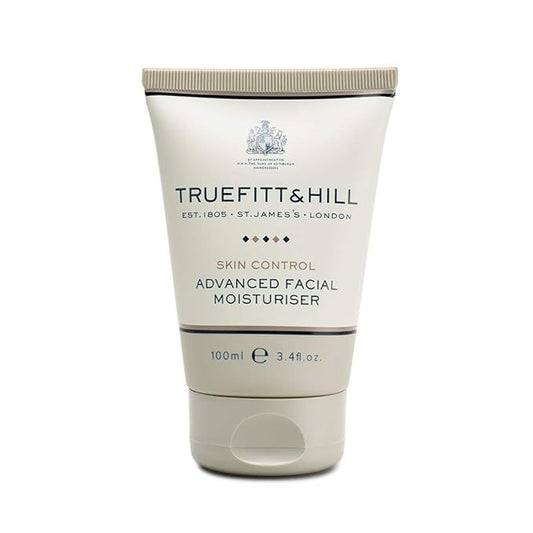 Truefitt & Hill Skin Control - Advanced Facial Moisturizer - Moisturizing and Soothing Application, Vitamin E and Panthenol to Reduce Premature Skin Aging, Promotes Skin Healing - 3.4 oz.