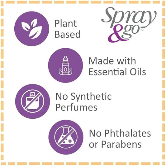 Air Scense Spray & Go Before-You-Sit Toilet Spray, Lavender Vanilla, 2 Fl Oz (2 Pack)