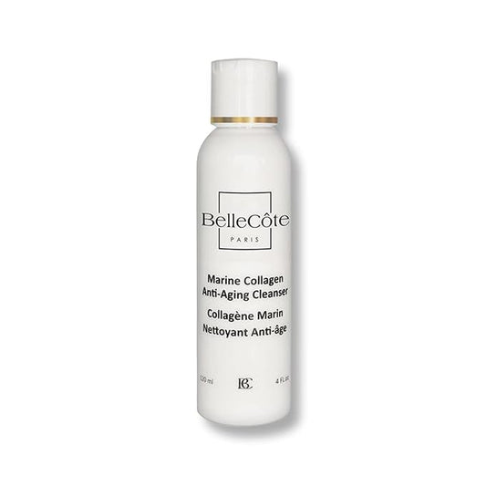 Marine Collagen Anti Aging Cleanser - Lichen Extract & Peptides for Dull And Dehydrated Skin, Removes Impurities & Makeup Toxins | Organic Seaweed Facial Cleanser 4 fl oz
