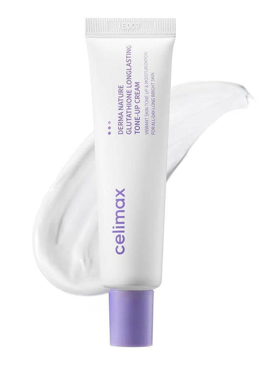 celimax Derma Nature Glutathione 9 Hour Long Lasting Tone Up Cream | Even Toning for Soothing, Hydrating, Moisturizing, 1.18 fl oz