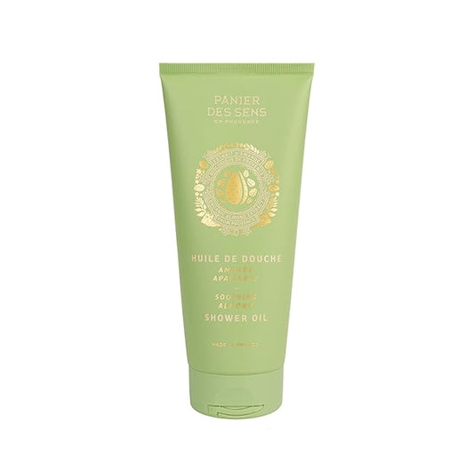 Panier des Sens – Almond Moisturizing Body Wash for Women & Men - Gentle Shower Oil 96% Natural Ingredients for Normal, Sensitive Skin - Body Care Made in France, SLS Free, Vegan - 6.8 Floz