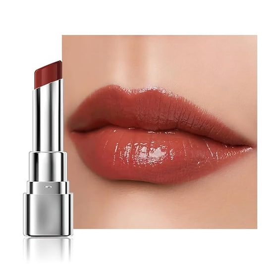 1Pcs Tinted Lip Balm Moisturizing Lipstick – Warm Orange Brown Sheer Hydrating Lip Color for Dry Lips – Nourishing Lip Balm for All Women with a Subtle Natural Scent (S03 Autumn)