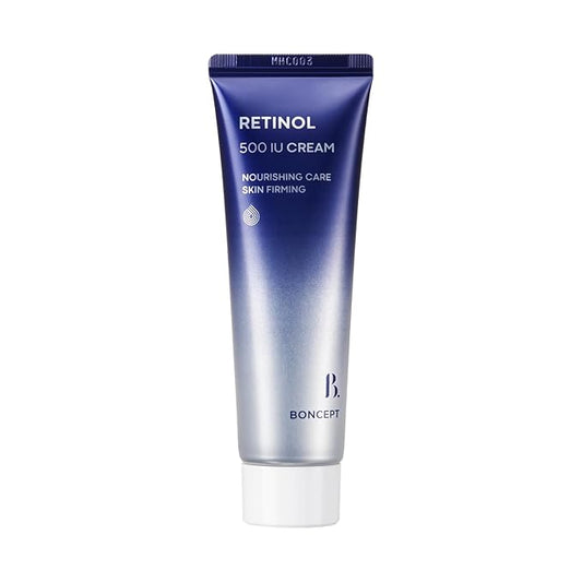 Retinol 500 IU Face Cream – Gentle Daily Anti-Aging & Hydrating Korean Moisturizer (1.69 fl. Oz/50ml) | Firming & Pore Refining