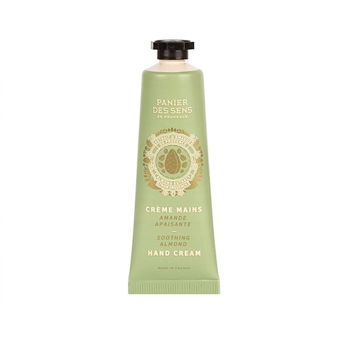 Panier des Sens - Pretty Hands Set - Almond Mini Hand Lotion + Nail & Cuticle Oil - Hand Cream for Dry Hands - Shea Butter and Sweet Almond Oil - Hand Care Made in France 97% Natural Ingredients