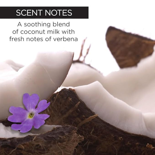 Whish Coconut Hand Remedy - Coconut Milk & Verbena, Organic Hand Cream with Glycolic Acid for Dry, Aging Hands, Exfoliating & Brightening, 2.5 Fl Oz