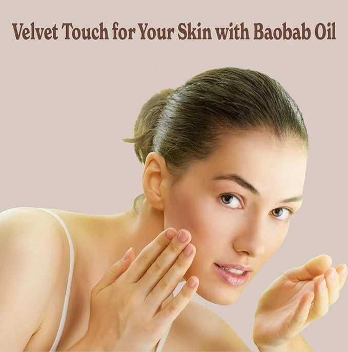 Natural Born Oils 4oz Baobab Oil, 100% Pure and Natural, Organic, Cold-pressed, Unrefined, Non-comedogenic, Moisturizing, Includes Pump & Dropper