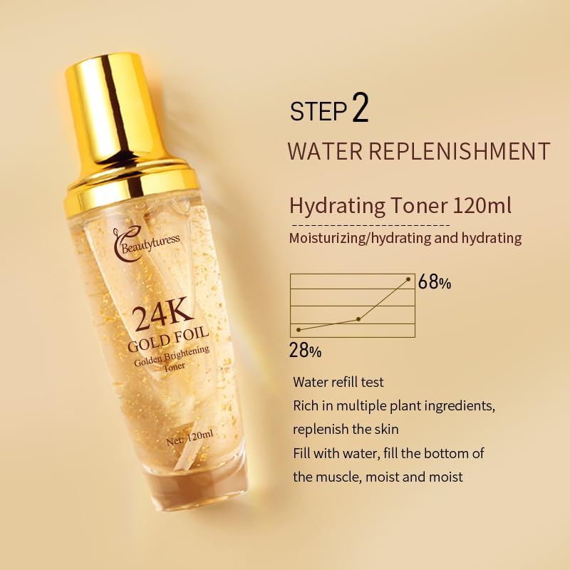 9-Piece Hypoallergenic Skincare Set for Women – Collagen, Hyaluronic Acid & Snail Mucin Infused Moisturizing Face Care Kit – Ideal for All Skin Types, Anti-Aging & Hydrating