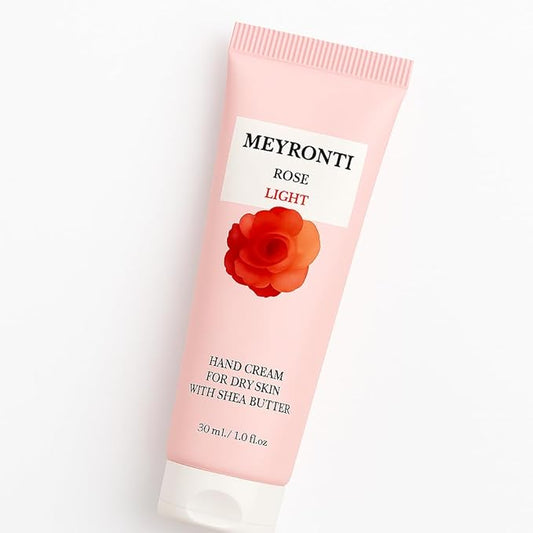 Rose scented hand cream for dry cracked hands, hand lotion travel size, mini purse essentials, travel size moisturizer, mini lotions, dry hands treatment lotion for extremely dry skin 30ml/1.0 fl Oz