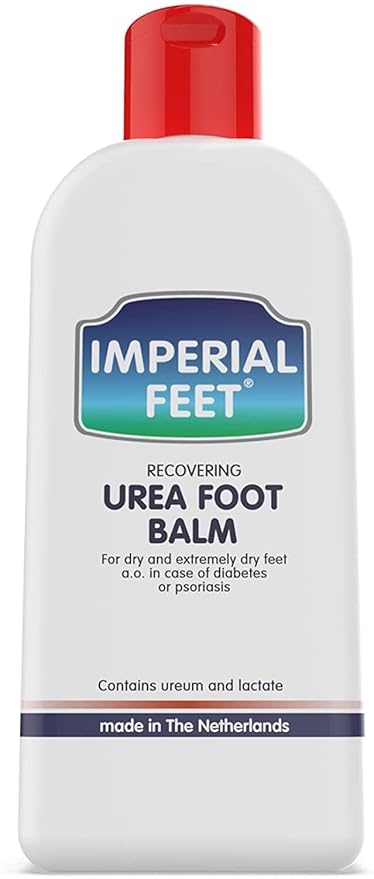 Imperial Feet Urea Foot Balm - Natural Urea Cream for Foot Care, Cracked Heel Repair, Rough Skin, Dryness, Calluses - Cleansing, Exfoliant - Wild Herb Extract - 5.07oz