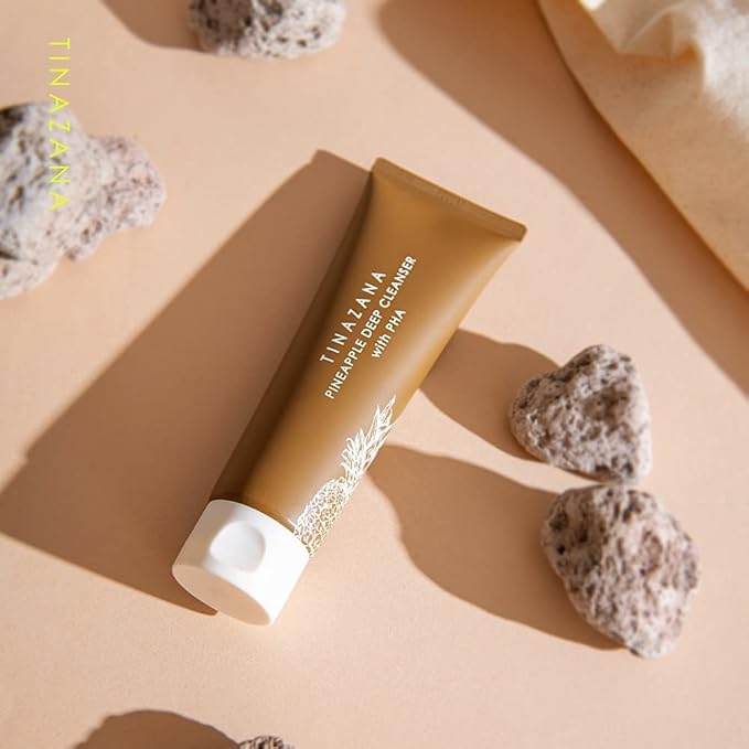 Pineapple Deep Cleanser with PHA, Gentle Face Wash, 97% Plant-Based Surfactant, Dust & Impurities Removal, 4.23oz