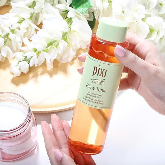 Glow Tonic Balancing Face Toner Glycolic Acid for Radiant Skin and Daily Brightening (8.5 Fl Oz / 250 Ml)