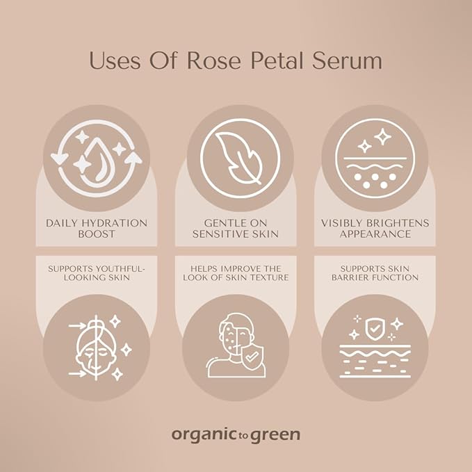 Organic To Green Crystal Rose Quartz Gem Facial,100% Natural Stone Facial Mask for Spa Skincare Beauty Tools for Puffy Eyes, Dark Circles, with Rose Petal Face Serum - Reusable
