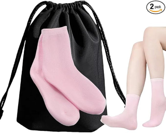 Gel Socks for Dry Cracked Feet Women,Foot Moisturizing Socks,Gel Socks Spa Socks,Cotton Socks for Moisturizing Feet Overnight