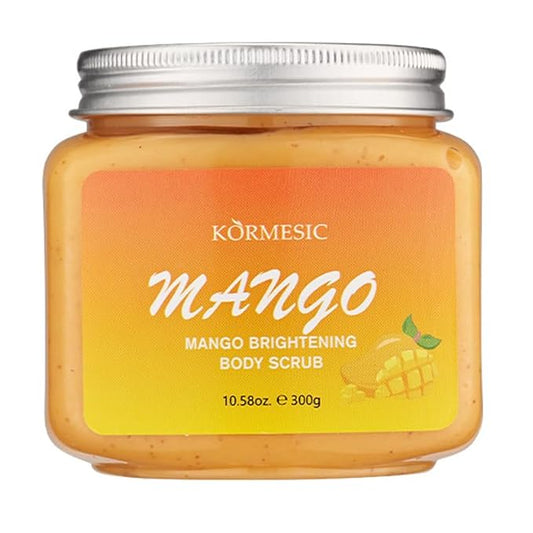 Mango Exfoliating Body Scrub, Body, Face, Hand, Foot Scrub For Dead Skin Remover, Deep Cleanse & Nourishing, Gentle Body Exfoliation Skincare