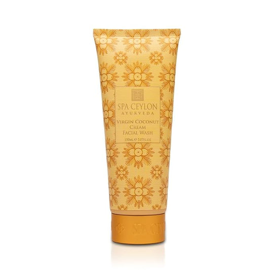 SPA CEYLON VIRGIN COCONUT Cream Facial Wash | Rich & Soft-Foaming | Deep Cleansing | Silicon-Free | 100% Vegetarian | Suitable for all skin types