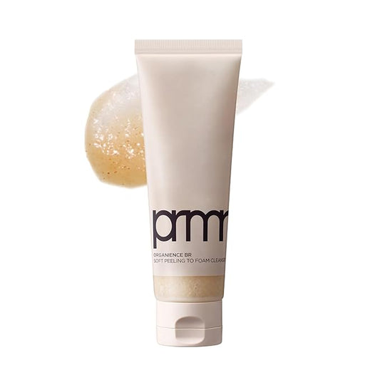 PRIMERA (PRMR) 𝐎𝐫𝐠𝐚𝐧𝐢𝐞𝐧𝐜𝐞 𝐏𝐞𝐞𝐥𝐢𝐧𝐠 𝐅𝐨𝐚𝐦 - Korean Gentle Cleanser Face Wash, 2 in 1 Facial Scrub for Exfoliating and Daily Pore Cleaning, Sensitive Skin Friendly | 4.06 Fl Oz