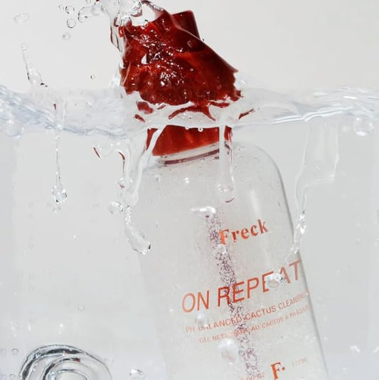 Freck Beauty ON REPEAT PH Balanced Cactus Cleansing Gel – Gentle Makeup Remover, Antioxidant-Rich Plant Collagen, Allantoin & Cactus Flower, Alcohol-Free, Fragrance-Free, Vegan | 177ml
