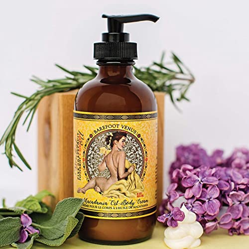 Barefoot Venus Macadamia Nut Oil and Almond Oil Body Cream 225 ML / 8 Oz (Mustard Bath)