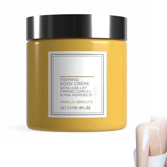 Champagne Lift Body Creme, Smoothing & Elasticity Boost for Arms, Legs, Neck – Lightweight Anti-Sagging Moisturizing Cream (Vanilla, 8 Fl Oz)