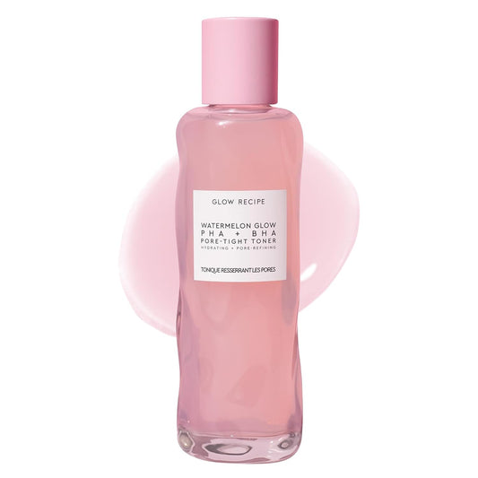 PHA + BHA Face Toner - Korean Skin Care Pore Minimizer & Gentle Facial Exfoliator for Tightening, Hydrating & Exfoliating - Glycerin, Watermelon & Cactus Water (150Ml)