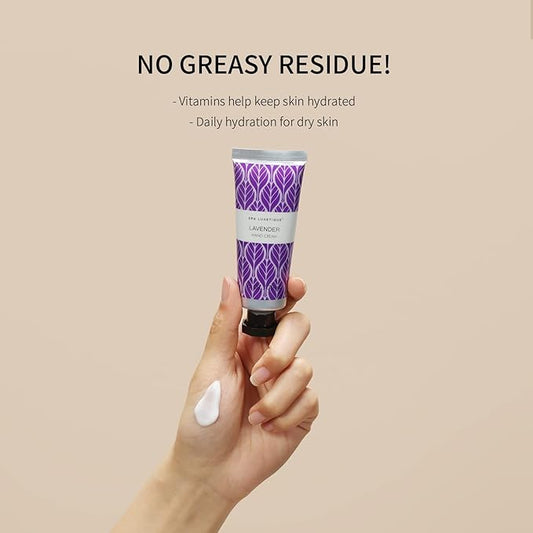 spa luxetique Hand Cream Set Pack of 4 Hand Cream Christmas Gift Set Enriched with Shea Butter and Glycerin for Dry Hands, Hydrating&Moisturing Travel Size Hand Cream, Gifts for Women, Birthday