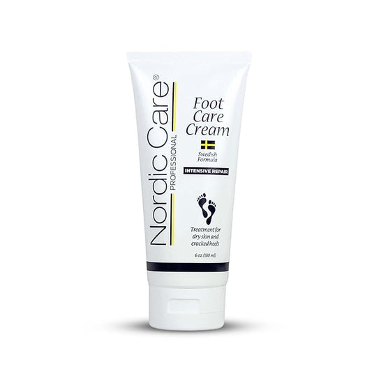 Nordic Care Foot Care Cream - Intensive Repair Foot Cream With Urea & Eucalyptus Oil for Cracked Heels, Foot Care Cream Provides Deep Hydration & Prevent Further Cracking | (6 Ounce, Pack of 1)