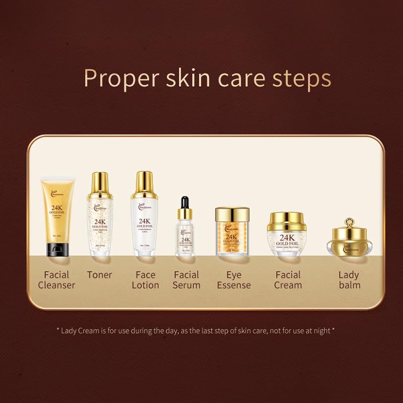 9-Piece Hypoallergenic Skincare Set for Women – Collagen, Hyaluronic Acid & Snail Mucin Infused Moisturizing Face Care Kit – Ideal for All Skin Types, Anti-Aging & Hydrating