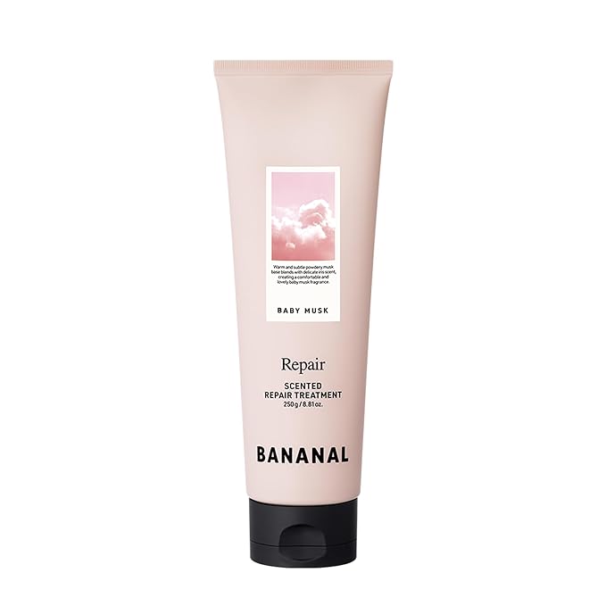 Scented Repair Treatment Mask – Protein-Enriched Deep Repair for Damaged Hair – 17 Amino Acids, Botanical Oils, Shea Butter & Ceramide – Korean Hair Conditioner, Baby Musk, 100 ml / 3.4 fl oz