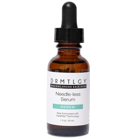 DRMTLGY Hydrated Skin Duo: Needle-less Serum & Peptide Night Cream